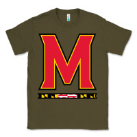 Army Green maryland terr Classic Tee - linhVisuals