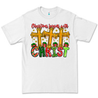 White christmas begins with christ Premium Tee - CowhideDigitalArt