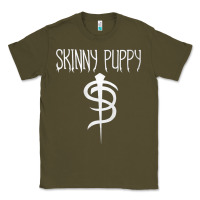 Army Green Skinny Puppy Classic Tee - linhVisuals