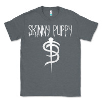 Charcoal Heather Skinny Puppy Classic Tee - linhVisuals