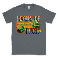 Charcoal Heather Loads of luck with school bus St. Patrick's Day Classic Tee - FaDigitalArtStudio