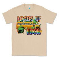Mushroom Loads of luck with school bus St. Patrick's Day Classic Tee - FaDigitalArtStudio