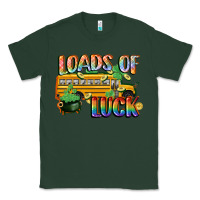 Sports Green Loads of luck with school bus St. Patrick's Day Classic Tee - FaDigitalArtStudio