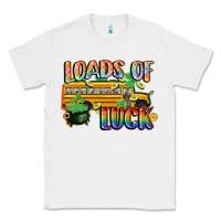 White Loads of luck with school bus St. Patrick's Day Classic Tee - FaDigitalArtStudio