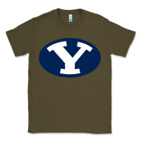 Army Green byu couga s Classic Tee - linhVisuals