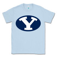Dusty Blue byu couga s Classic Tee - linhVisuals