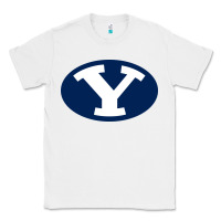 White byu couga s Classic Tee - linhVisuals