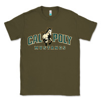 Army Green cal poly Classic Tee - linhVisuals