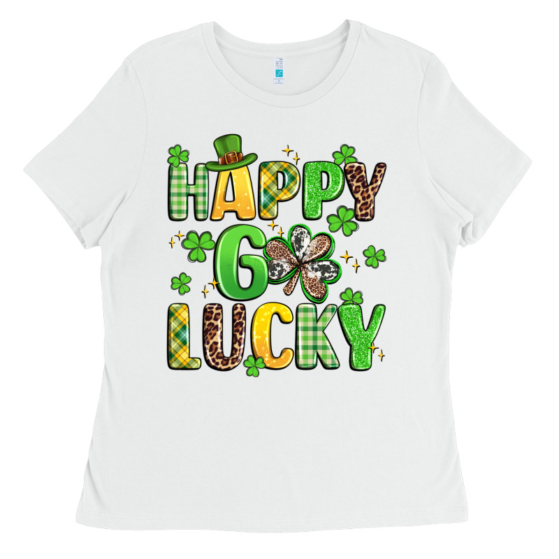 Happy Go Lucky Ladies Tee by Artiststas | Teevron