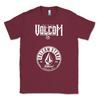 Burgundy Volcom Style Classic Tee - linhVisuals