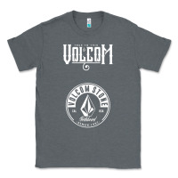 Charcoal Heather Volcom Style Classic Tee - linhVisuals