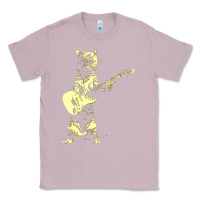 Lilac cat playing guitar Classic Tee - linhVisuals