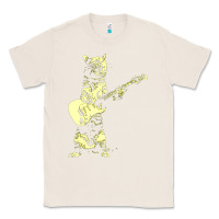 Natural cat playing guitar Classic Tee - linhVisuals