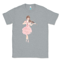 Heather Grey lindsey stirling Classic Tee - linhVisuals