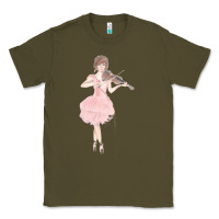 Army Green lindsey stirling Classic Tee - linhVisuals