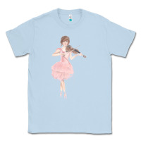 Dusty Blue lindsey stirling Classic Tee - linhVisuals