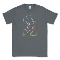 Charcoal Heather micke mouse tshirt Classic Tee - linhVisuals