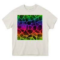 Cream colorful giraffe seamless pattern Heavy Core Tee - BundleAndBundleShop