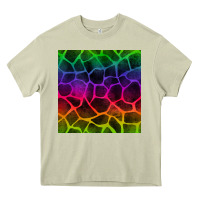 Mossy colorful giraffe seamless pattern Heavy Core Tee - BundleAndBundleShop