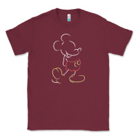 Burgundy micke mouse tshirt Classic Tee - linhVisuals