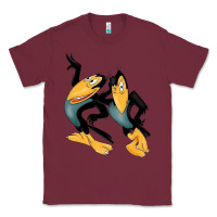 Burgundy Heckle and Jeckle Classic Tee - linhVisuals