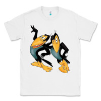 White Heckle and Jeckle Classic Tee - linhVisuals