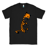 Black Calvin Bill Watterson Classic Tee - linhVisuals