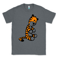 Charcoal Heather Calvin Bill Watterson Classic Tee - linhVisuals