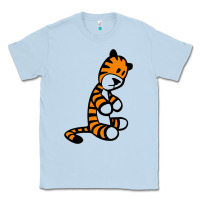 Dusty Blue Calvin Bill Watterson Classic Tee - linhVisuals