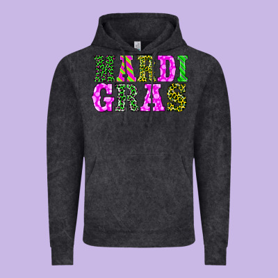 Mardi Gras Vintage Hoodie Designed By Barkaloodesign