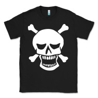 Black skull crossbones Classic Tee - linhVisuals