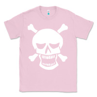 Bubblegum Pink skull crossbones Classic Tee - linhVisuals
