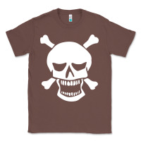 Chestnut skull crossbones Classic Tee - linhVisuals