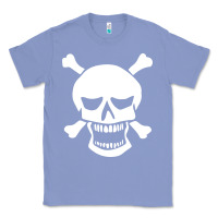 Colony Blue skull crossbones Classic Tee - linhVisuals