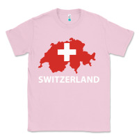 Bubblegum Pink switzerland Classic Tee - linhVisuals