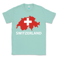 Seafoam switzerland Classic Tee - linhVisuals