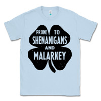 Dusty Blue prone to shenanigans and malarkey Classic Tee - linhVisuals