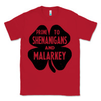 Red prone to shenanigans and malarkey Classic Tee - linhVisuals