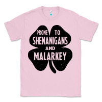 Bubblegum Pink prone to shenanigans and malarkey Classic Tee - linhVisuals