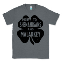 Charcoal Heather prone to shenanigans and malarkey Classic Tee - linhVisuals