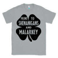 Heather Grey prone to shenanigans and malarkey Classic Tee - linhVisuals