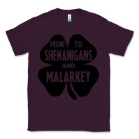 Plum prone to shenanigans and malarkey Classic Tee - linhVisuals