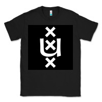 Black Amsterdam University Classic Tee - linhVisuals