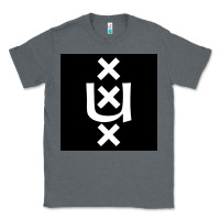 Charcoal Heather Amsterdam University Classic Tee - linhVisuals