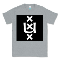 Heather Grey Amsterdam University Classic Tee - linhVisuals