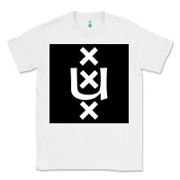 White Amsterdam University Classic Tee - linhVisuals
