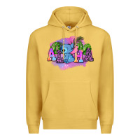 Antique Gold aloha stitch Premium Hoodie - AdoDesignShop
