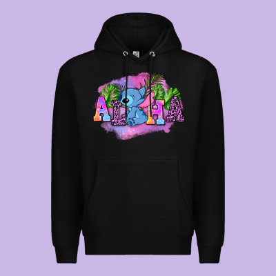 Aloha Stitch Premium Hoodie Designed By Adodesignshop