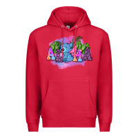 Cardinal aloha stitch Premium Hoodie - AdoDesignShop