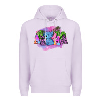 Lilac aloha stitch Premium Hoodie - AdoDesignShop